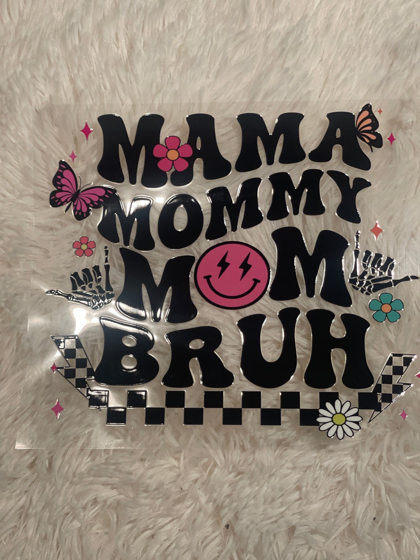 Mama mommy mom bruh 20 oz tumbler wrap